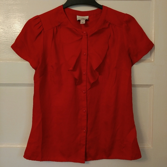 Fall Ruffled Blouse - Picture 3 of 11